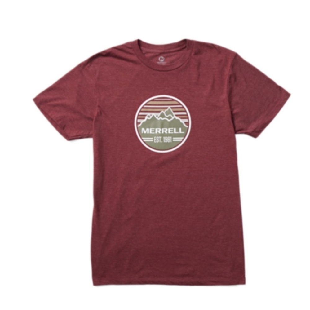 Merrell Men's Striped Range Short Sleeve Tee